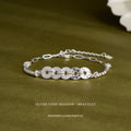 Five Emperor Coins S925 Sterling Silver Talisman Bracelet